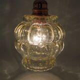 Set of 3 vintage hanging lamps