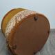 Velvet toad pouf