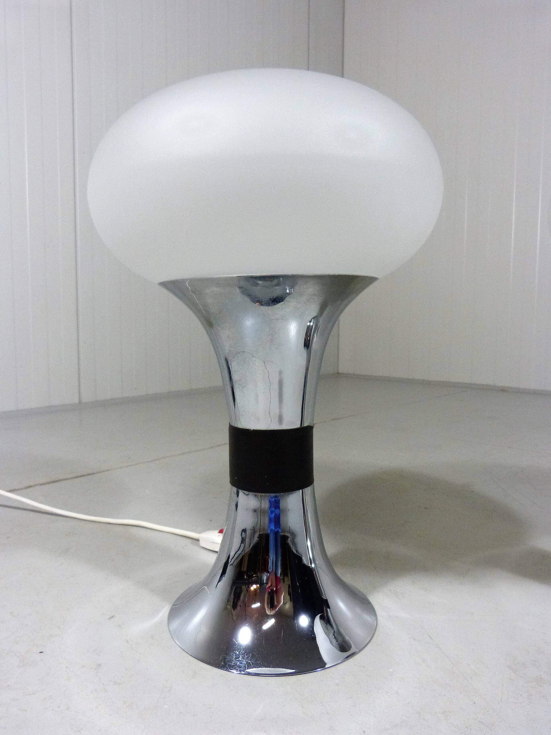 Set of 2 large Space Age table lamps 1960's