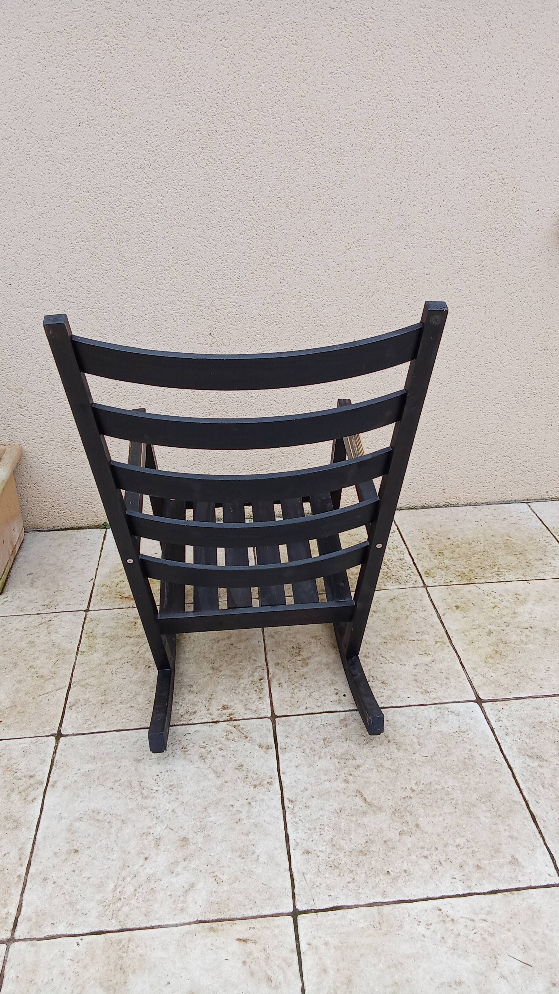 Designer wooden rocking chair