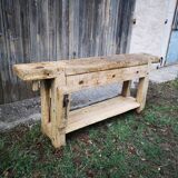 Small old carpenter's workbench