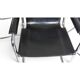 Matteo Grassi Set of 6 Visitor Chairs, Leather/Chrome Dining Chairs, 1970