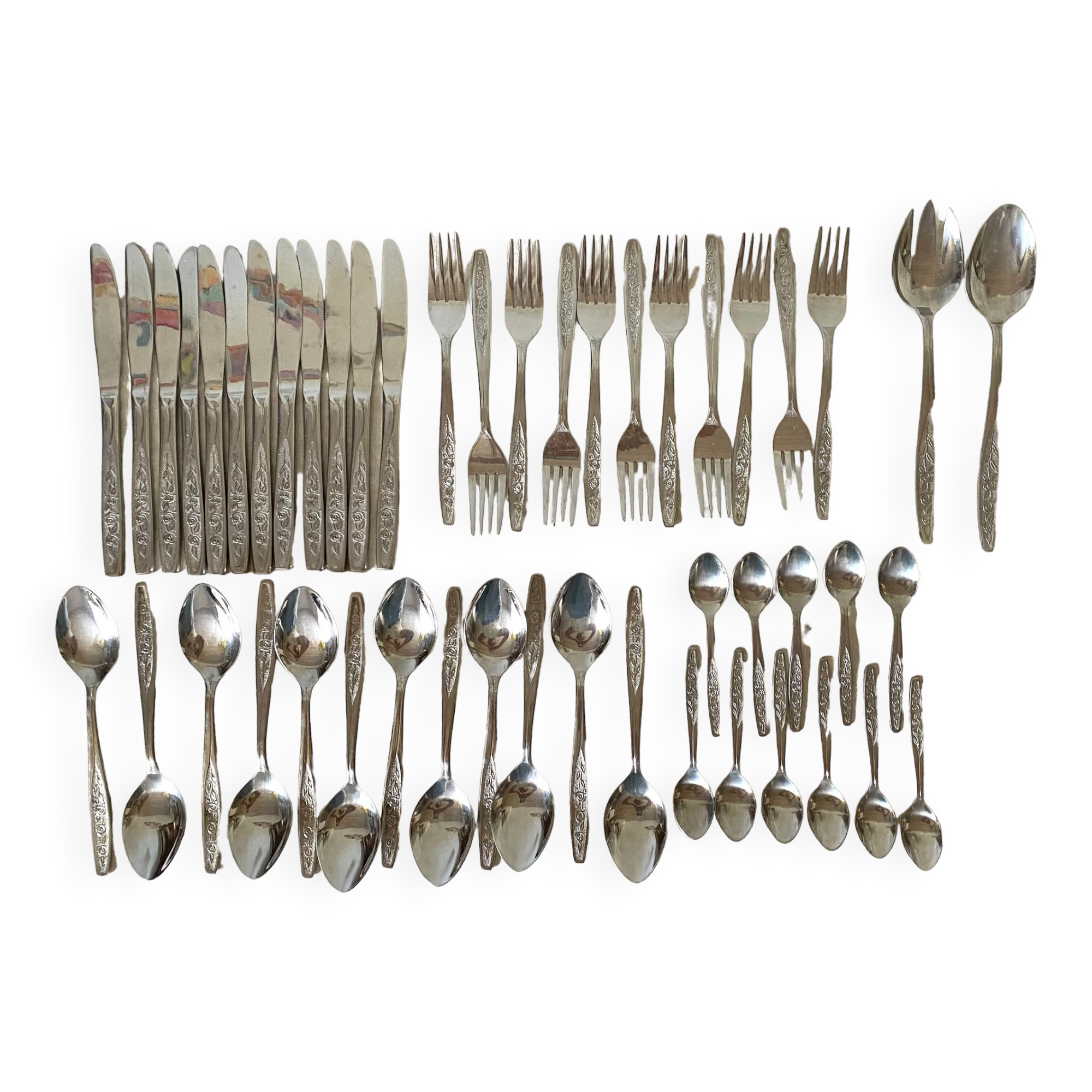 Stainless steel housewife 60s, table cutlery