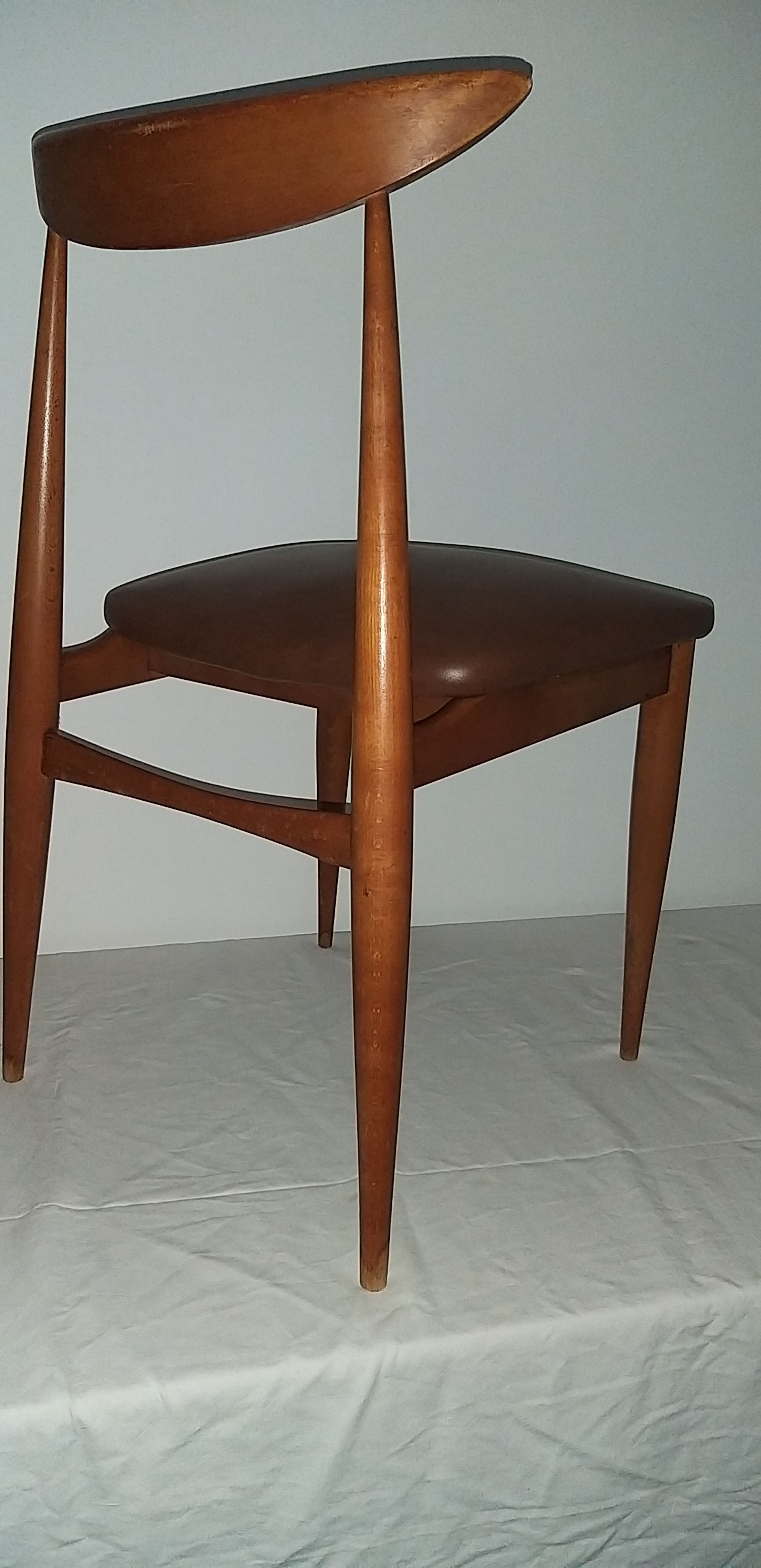 Set of 6 scandinavian chairs 50/60