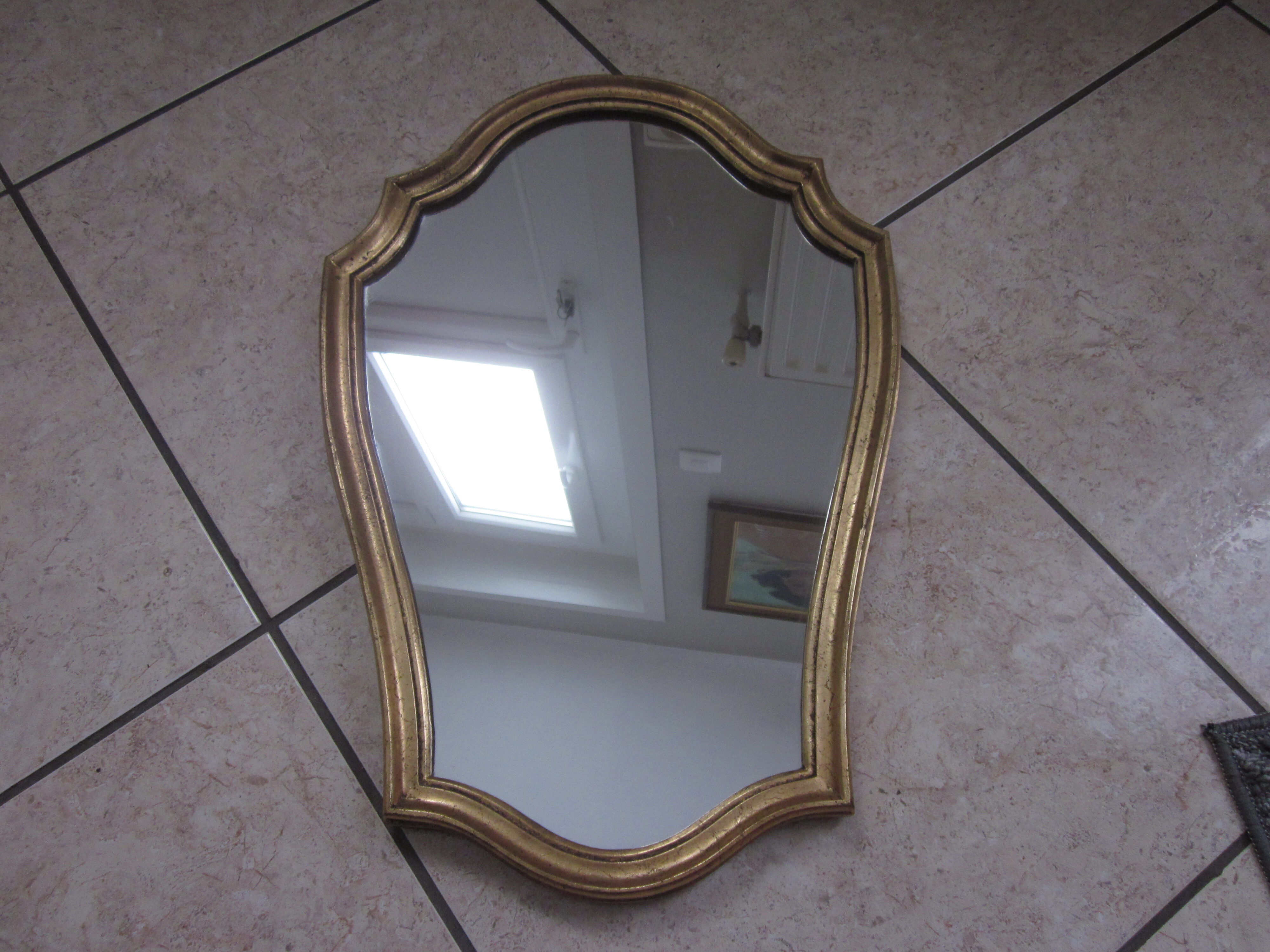 Gold style mirror