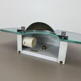 mirror glass post modern wall light by Hustadt Leuchten, 1980s