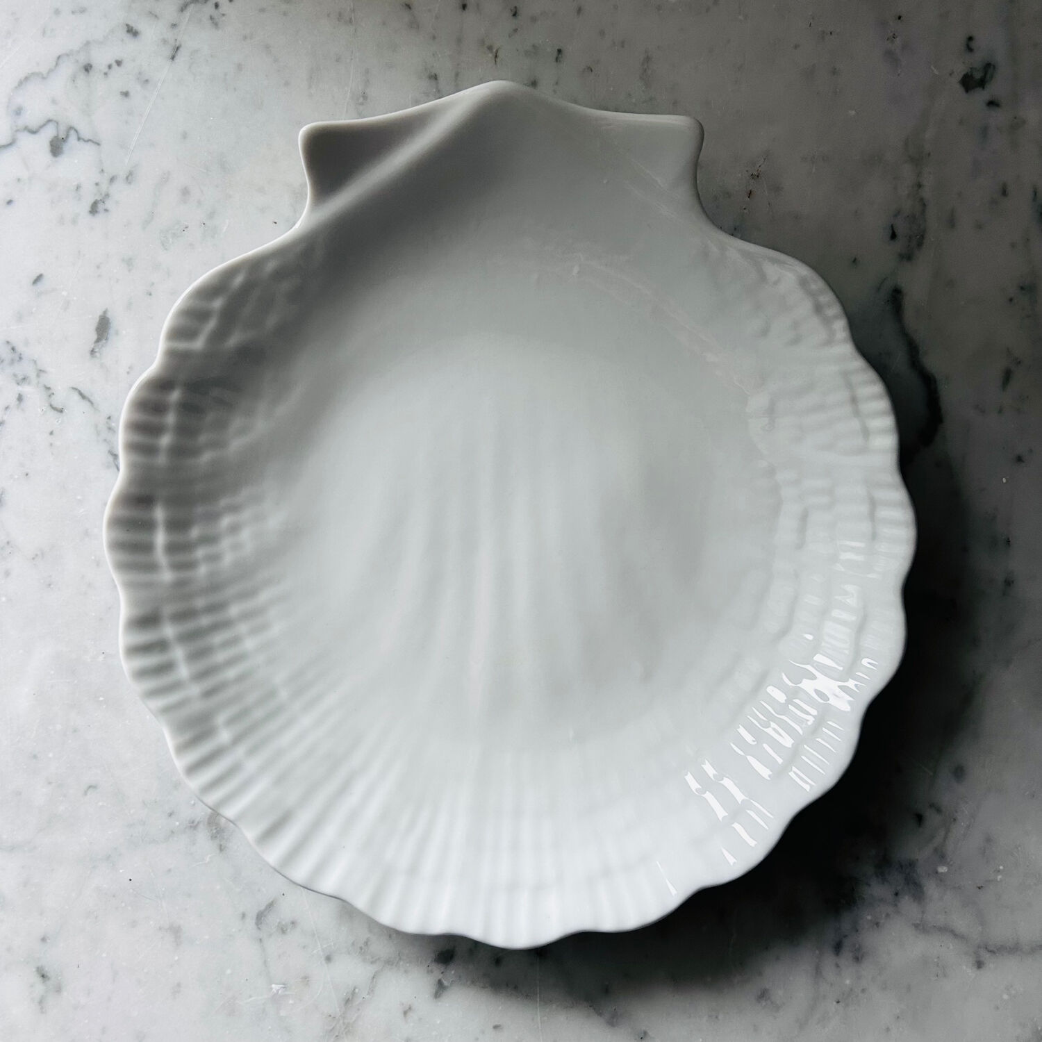 Porcelain shell plate