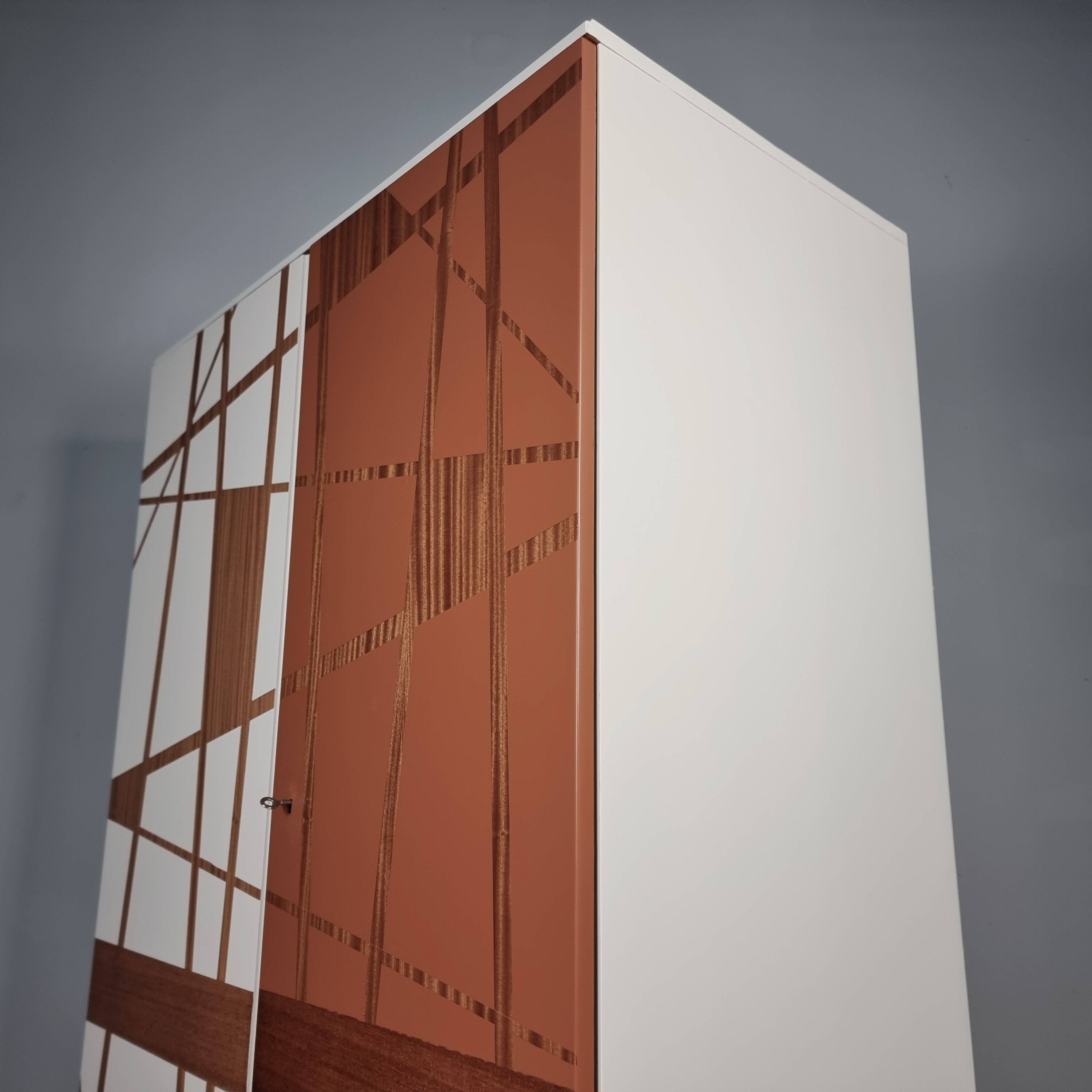 Vintage Wardrobe in Beech, 1970s