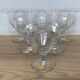 Set of 6 engraved wine glasses