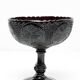 Vintage black decorative plate, Italy, 1960s