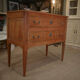 Commode de style Louis XVl en merisier 2 tiroirs estampillée Lechevalier. P.