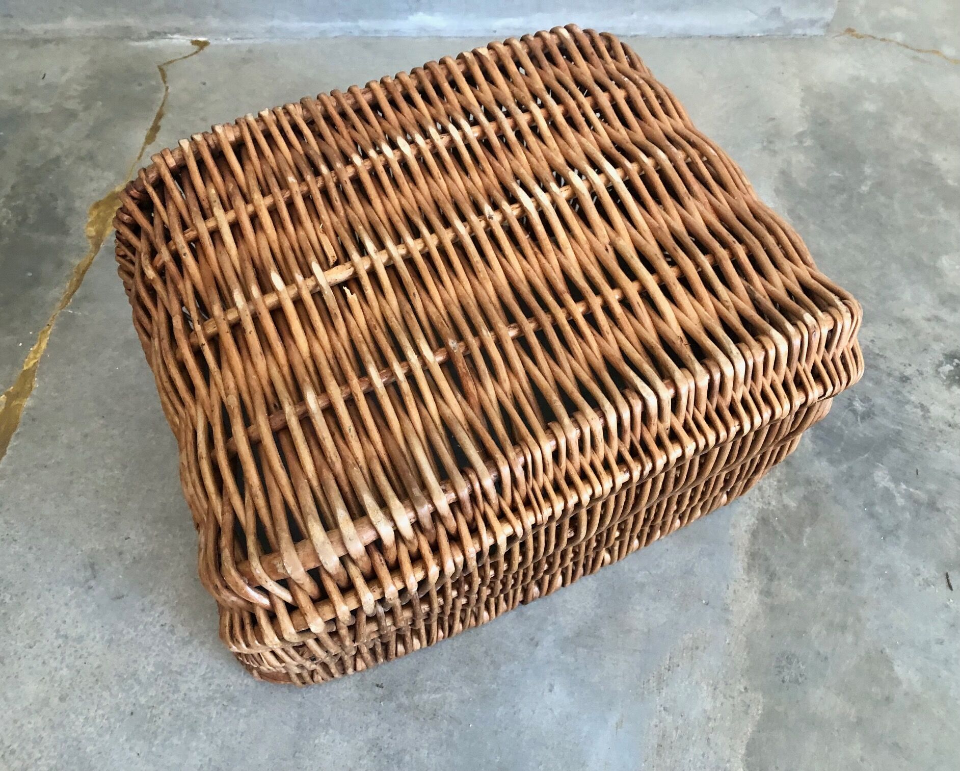 Wicker basket vintage