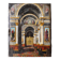 Interieur d'eglise - tableau italien  du milieu du XIXe siecle