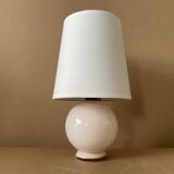 Small old glass table lamp