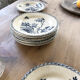 11 assiettes Terre de Fer Aubepine