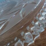 Pie dish, cut glass presentation plate by Walther Glass.