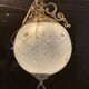 Suspension en forme de globe vintage