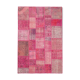 Handmade anatolian vintage 200 cm x 302 cm pink patchwork rug