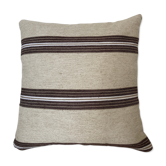 Coussin lin beige
