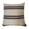 Coussin lin beige