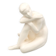 Ceramic Woman Figure, Jihokera Bechyně, 1960s Czechoslovakia