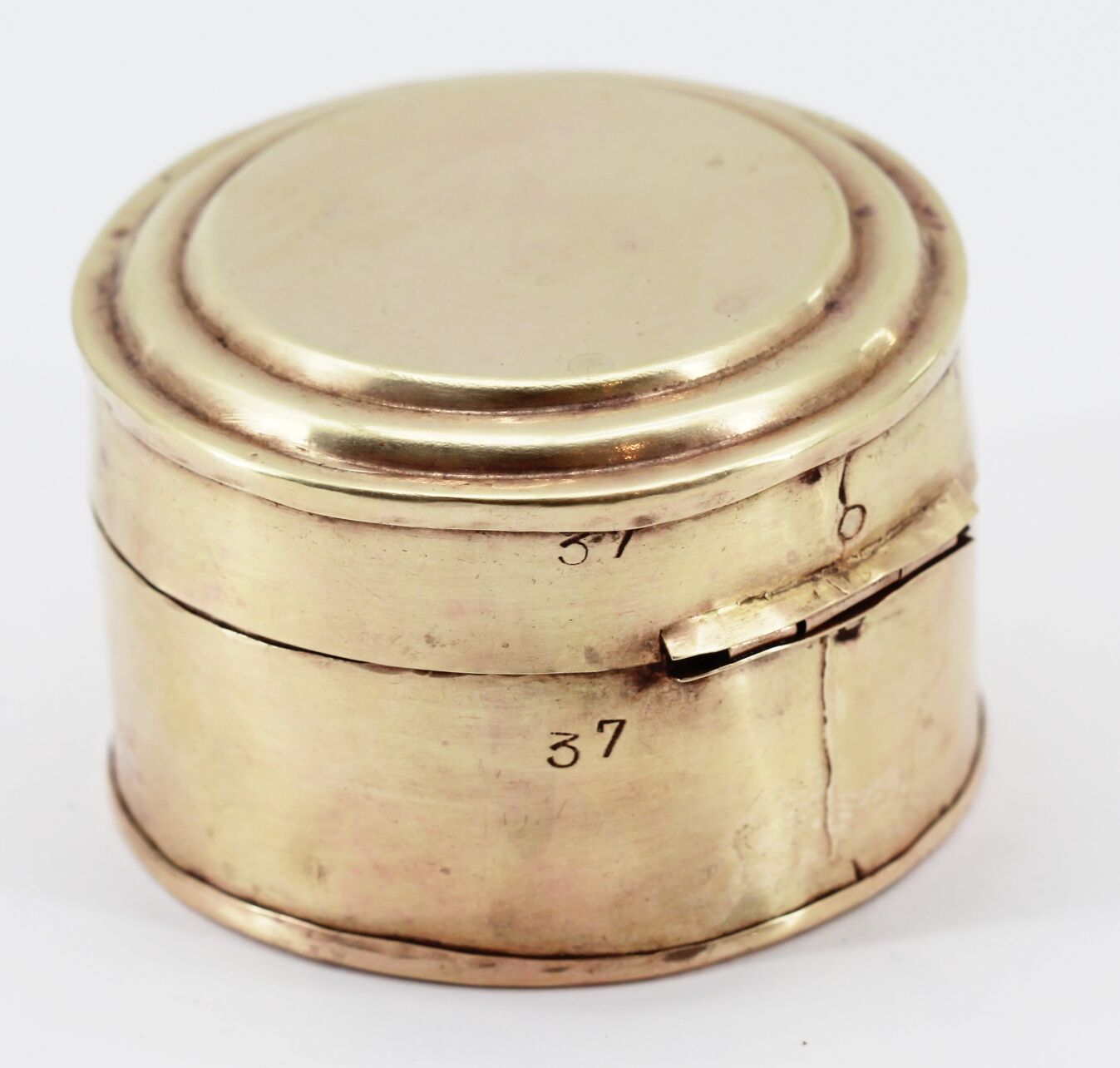 Old brass box