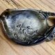 Double silvered bowl signed Derriey Art Nouveau