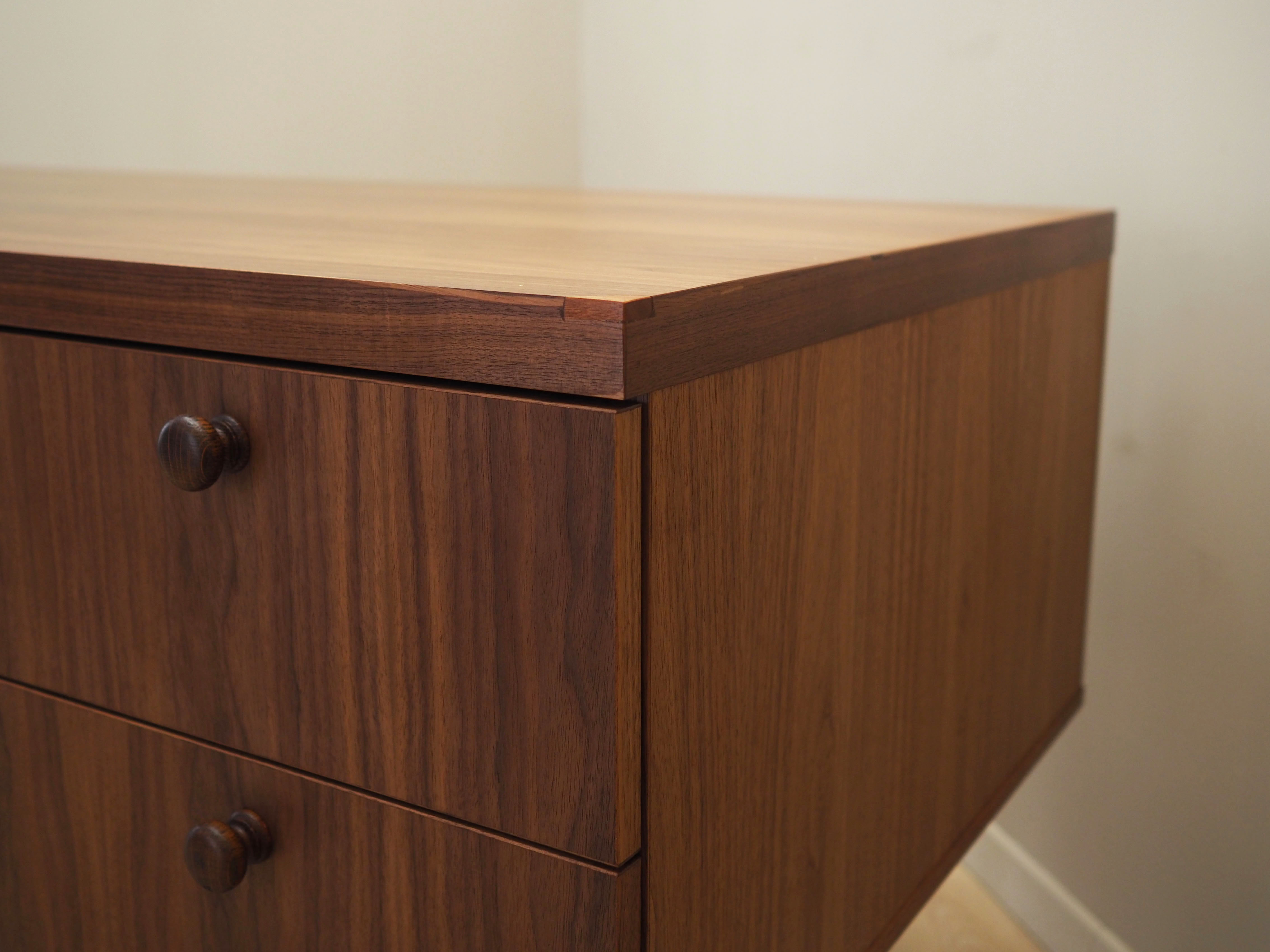 Walnut desk, Danish design, 1990s, production: Denmark