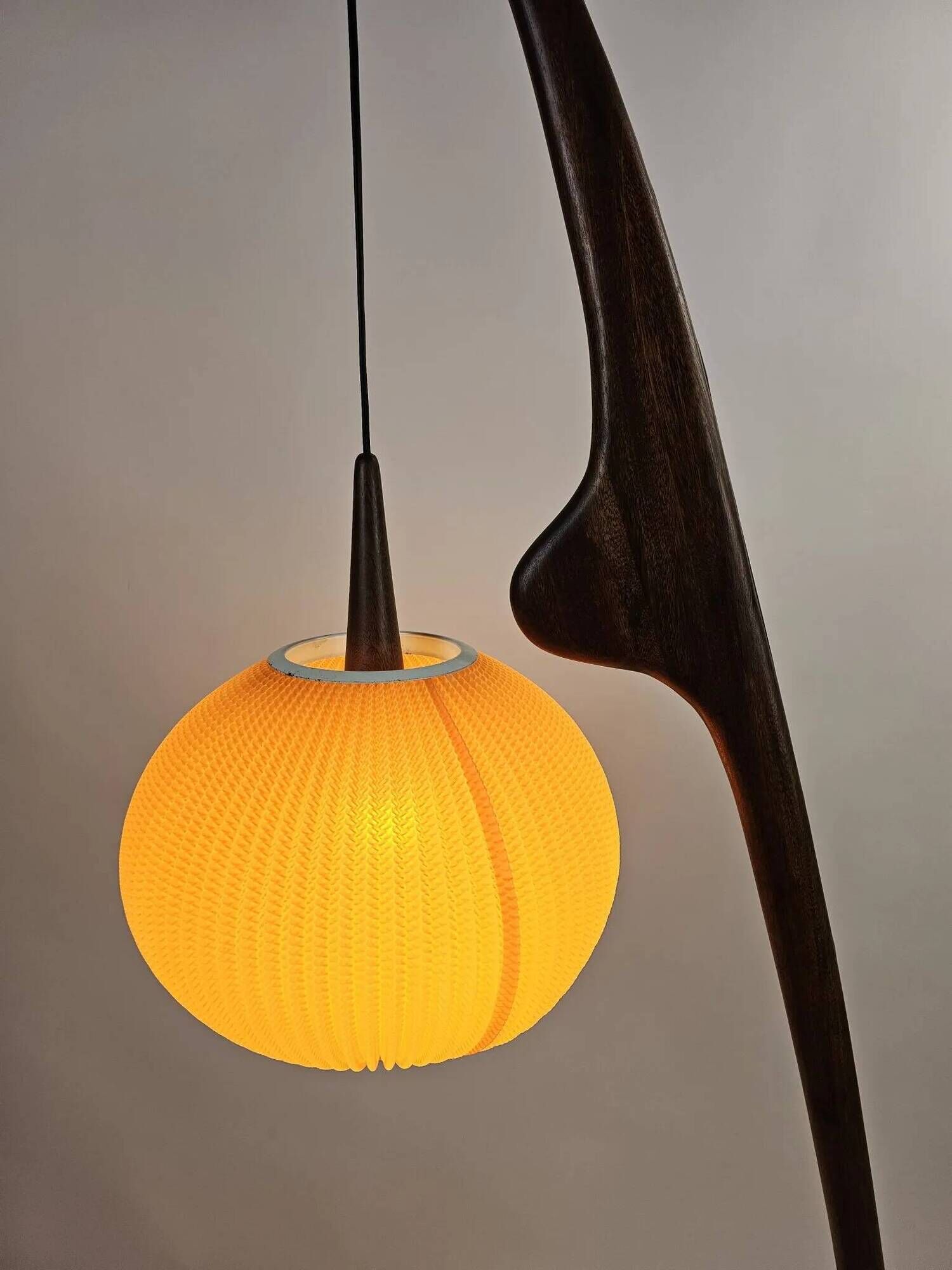 Floor lamp “Praying Mantis” by Rispal – France 1950s