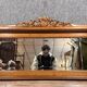 Art deco period walnut mirror circa 1930