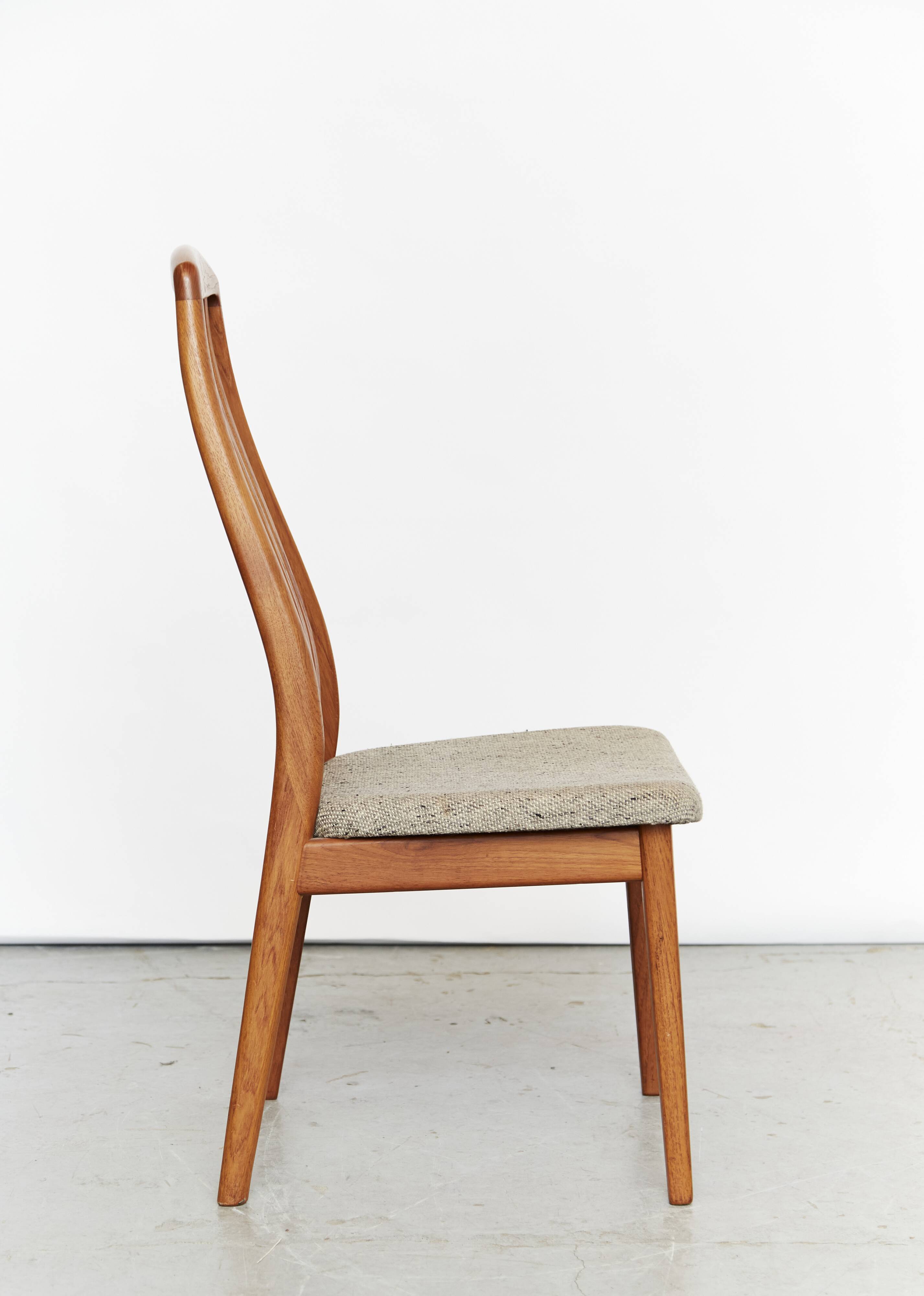 Mid Century Dining Chairs by Schou Andersen I Set of Six