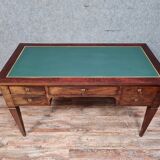 Louis XVI double-sided center office in mahogany around 1850