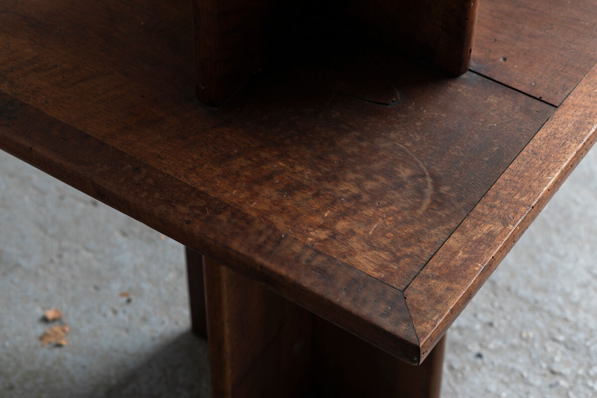 Pied de stalle, display side table in art deco style, France, 1940s