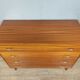 Commode vintage en placage d'acajou