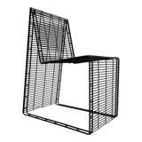 Graphic metal armchair