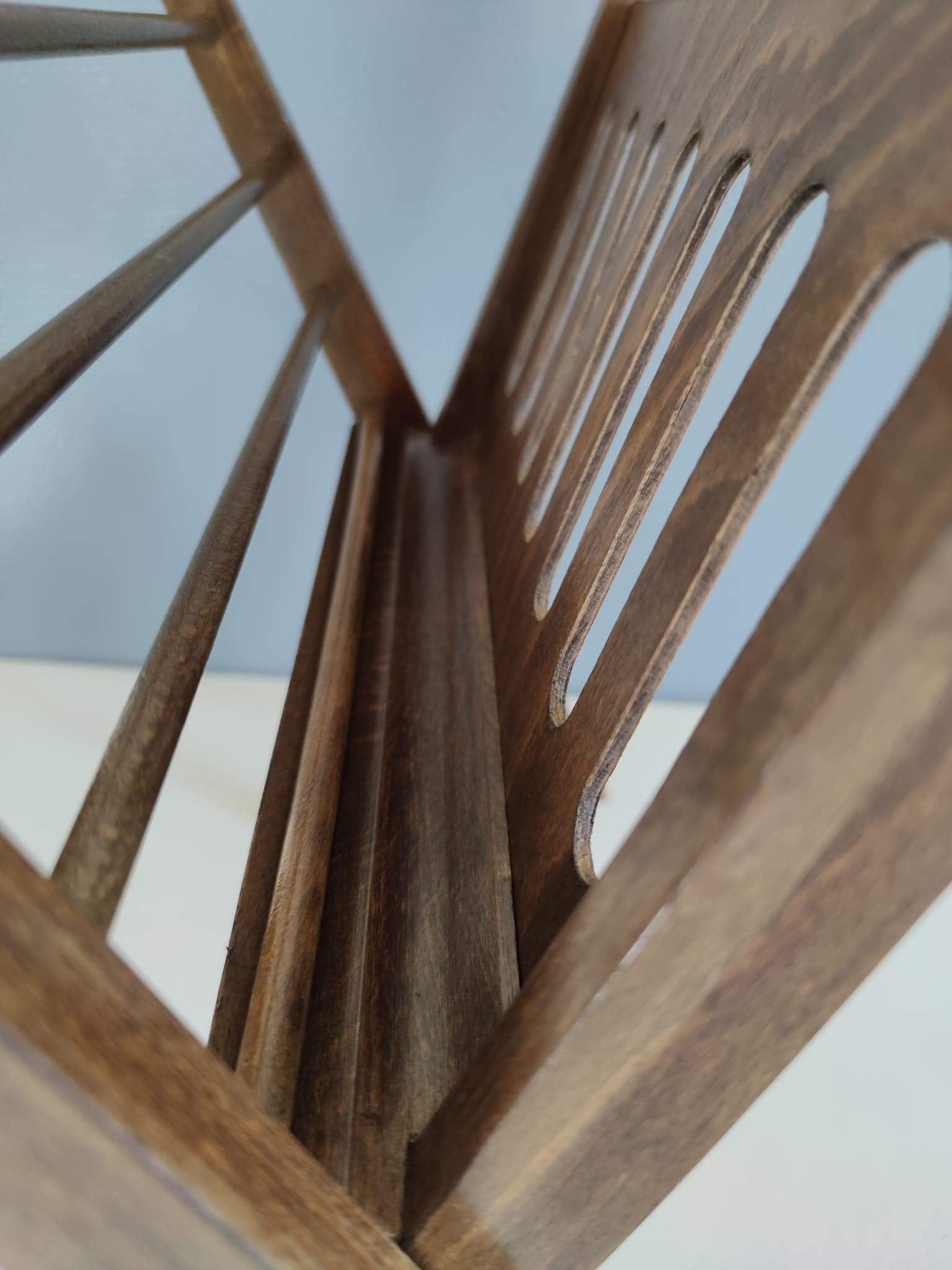 Braakman beech magazine holders from the 1970s