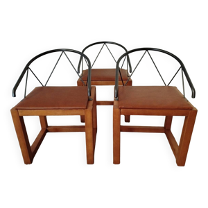 3 fauteuils Post moderne