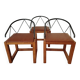 3 Post-Modern armchairs