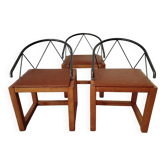 3 fauteuils Post Moderne