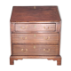 Bureau secrétaire antique français – Louis XVI, acajou massif, vers 1790