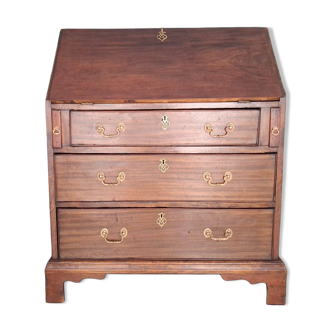 Bureau secrétaire antique français – Louis XVI, acajou massif, vers 1790