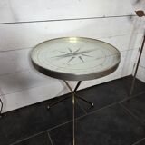 compass coffee table, 1960