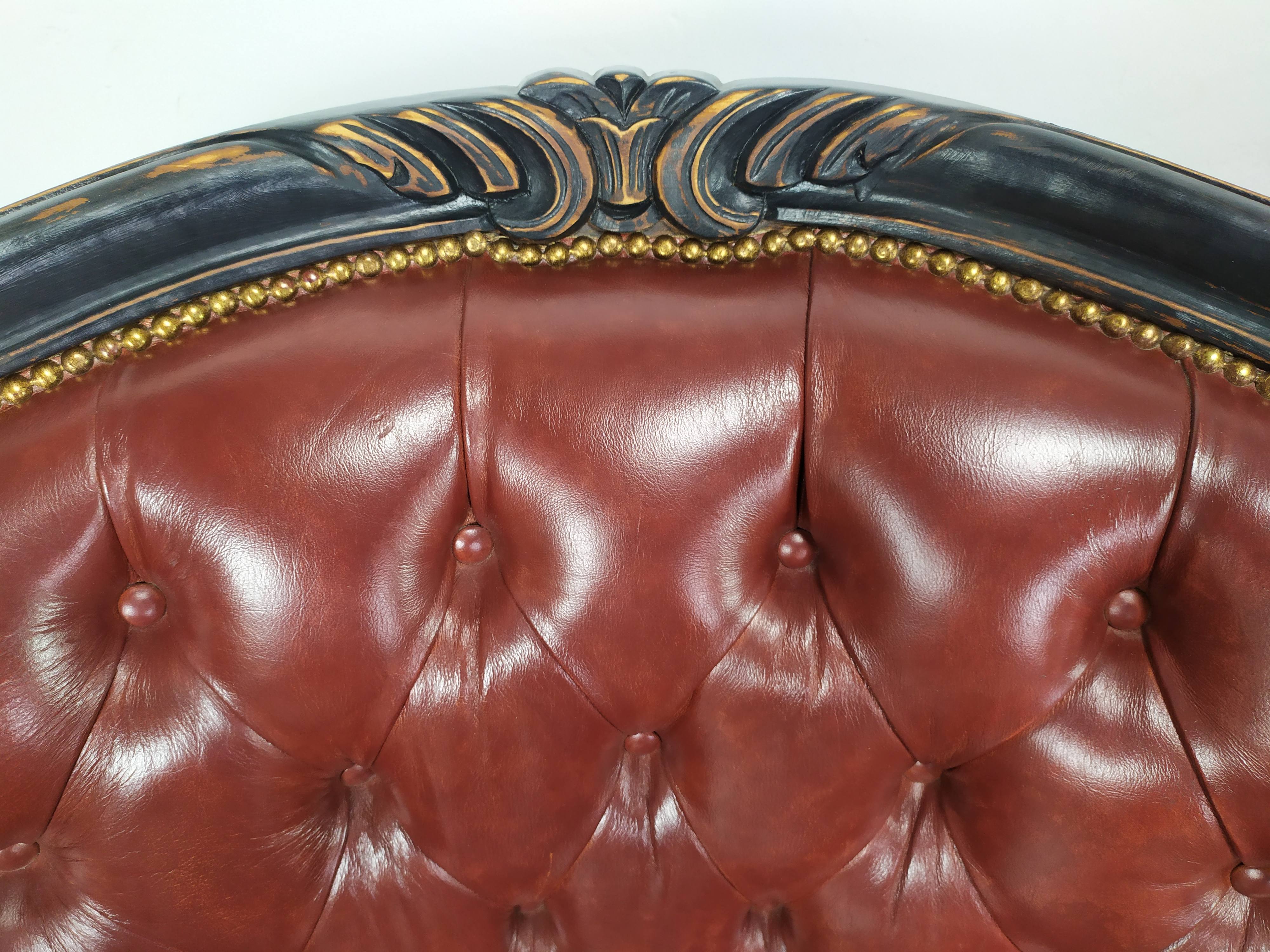 Salon Chesterfield burgundy
