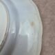 Antique English plate BWM & Co – Rose & Ivy pattern – registered 1868 – blue and black decoration.