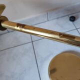 Articulated brass desk lamp, Italian design