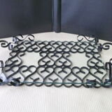 Wrought iron serving tray