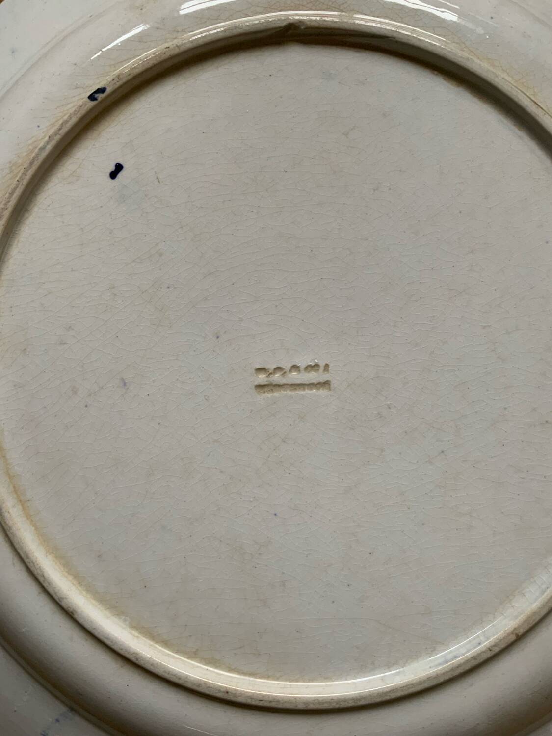 Antique English plate