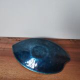 Handcrafted vintage enameled copper bowl
