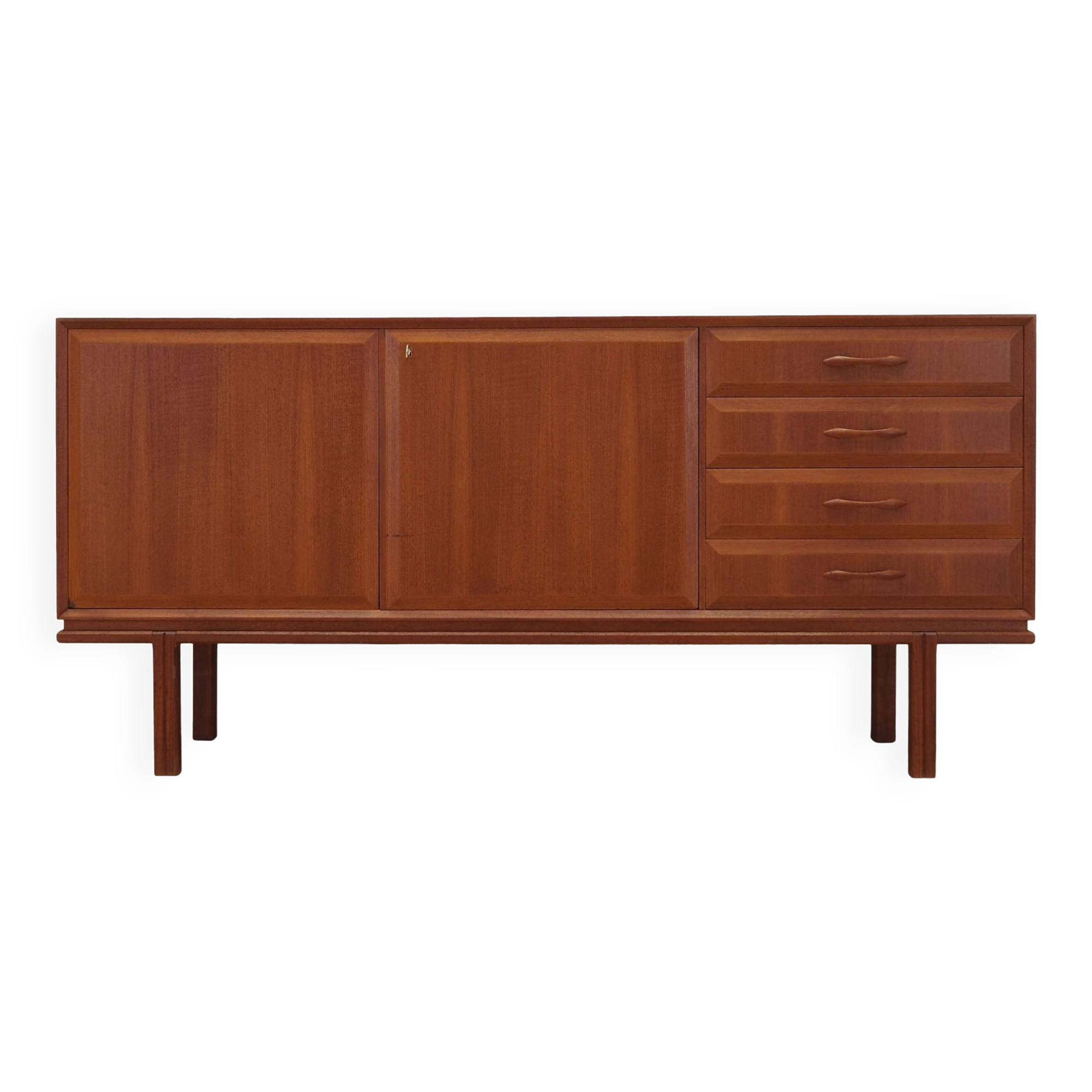 Buffet en teck, design suédois, années 1960, fabrication : Örnen Möbelfabrik
