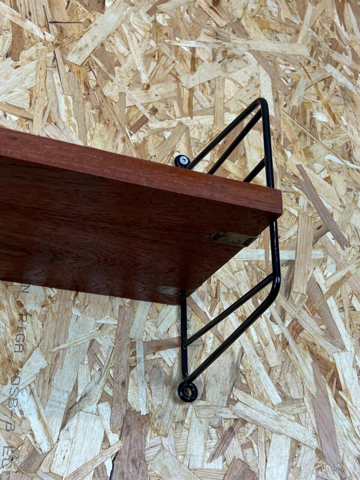 60s 70s teak string shelf module by Kajsa & Nils “Nisse” Strinning Sweden 60s